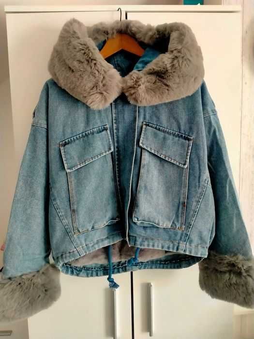 Kurteczka jeansowa przejściówka