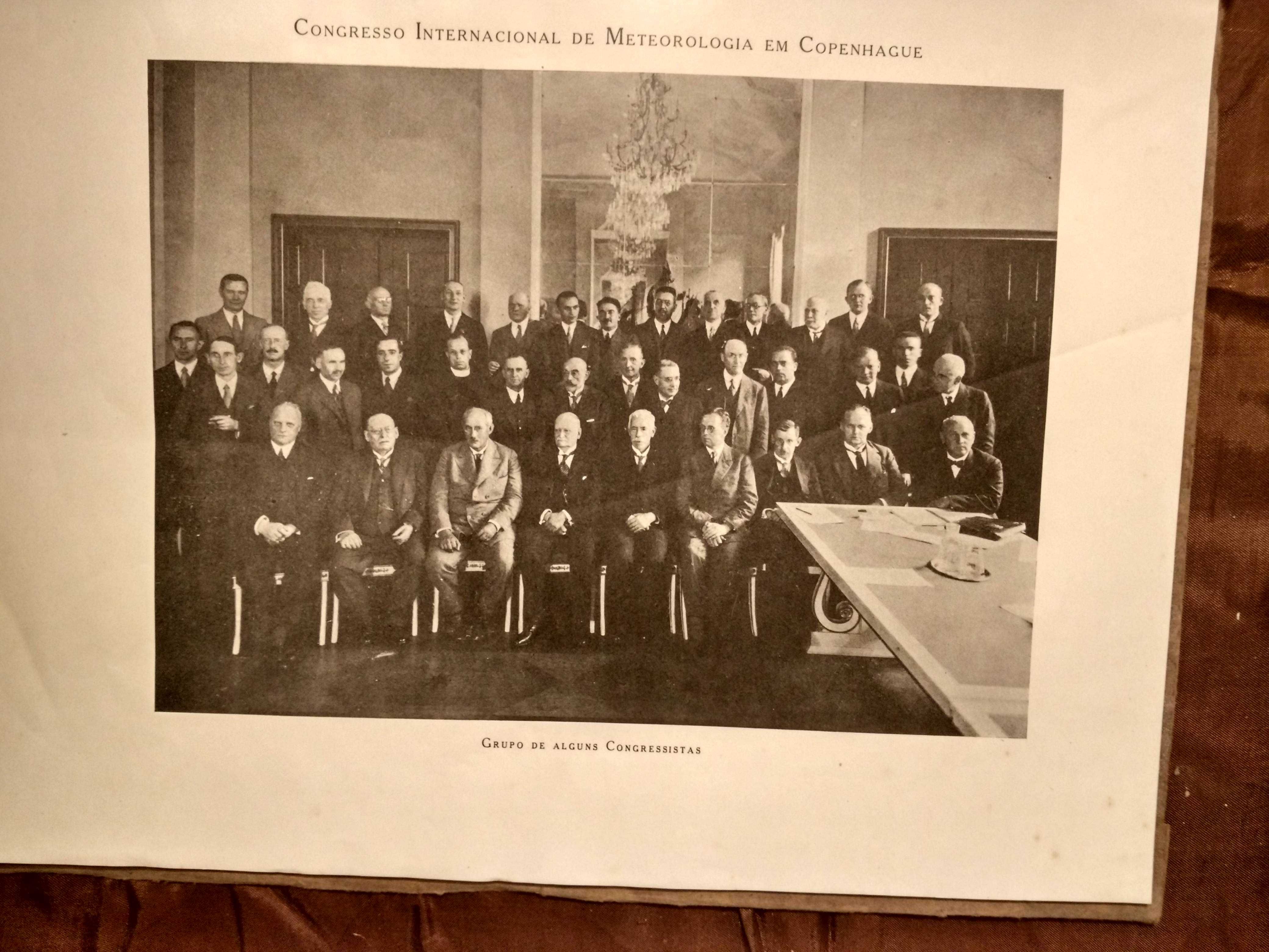 Relatório Congresso Internacional Meteorologia em Copenhague de 1929