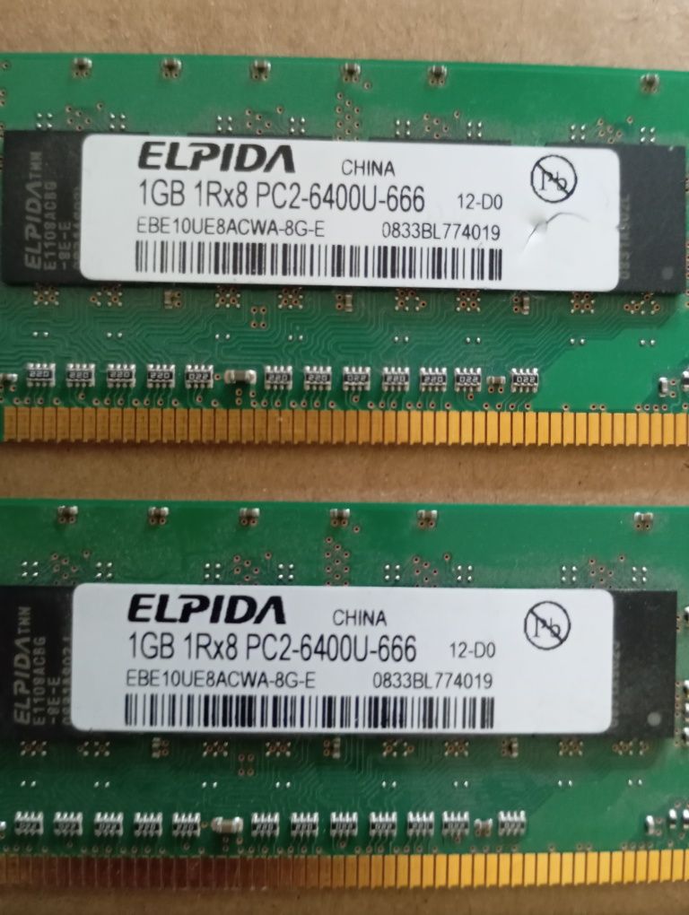 Karty pamięci DDR2  1 GB