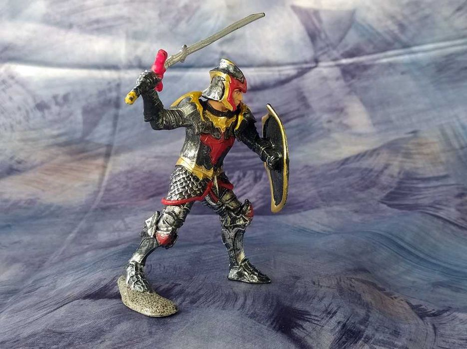 Schleich Шляйх Коллекционная статуэтка Черный рыцарь Дракона с мечом