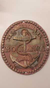 Chapa de bronze - Bonanca companhia seguros