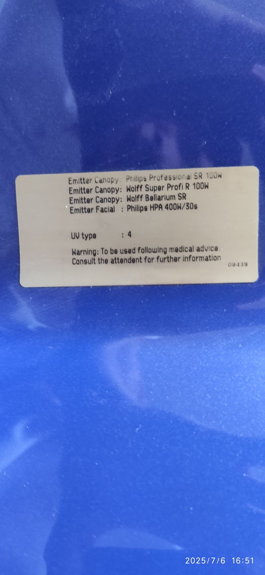 Solarium Hapro Lumina 3603 VHR