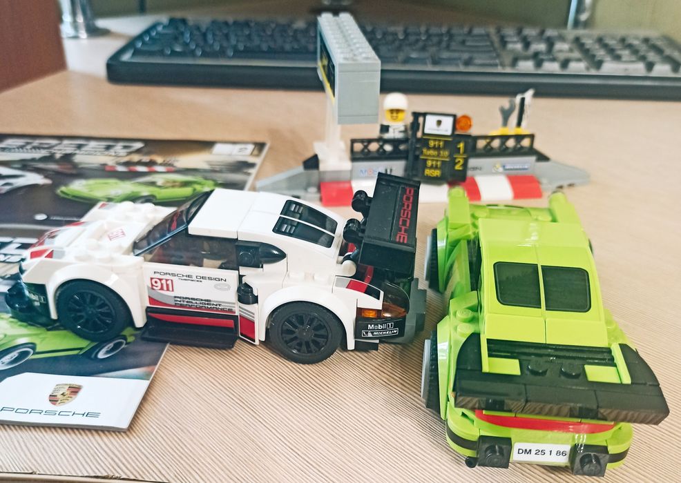 Lego speed champions Porsche 911 RSR и 911 Turbo 3.0 75888