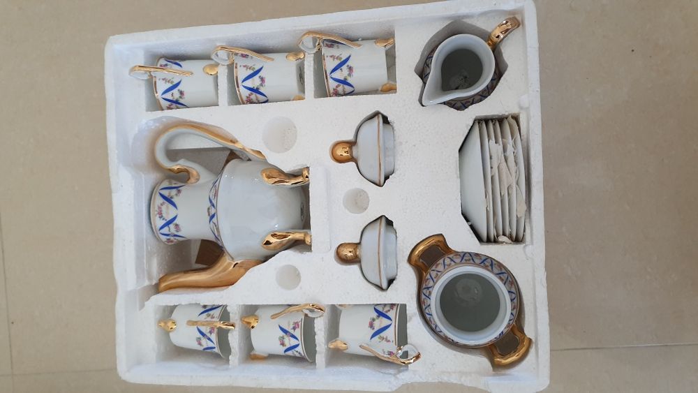 NOVO Serviço Café 9 peças