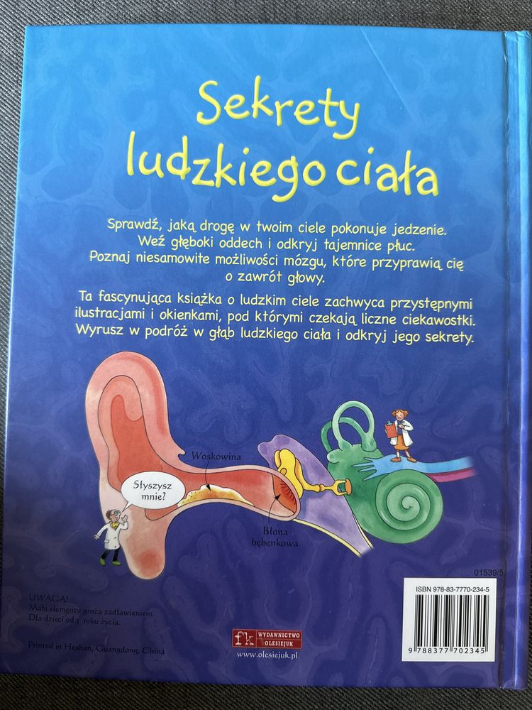 Sekrety ludzkiego ciała (książka z okienkami:)