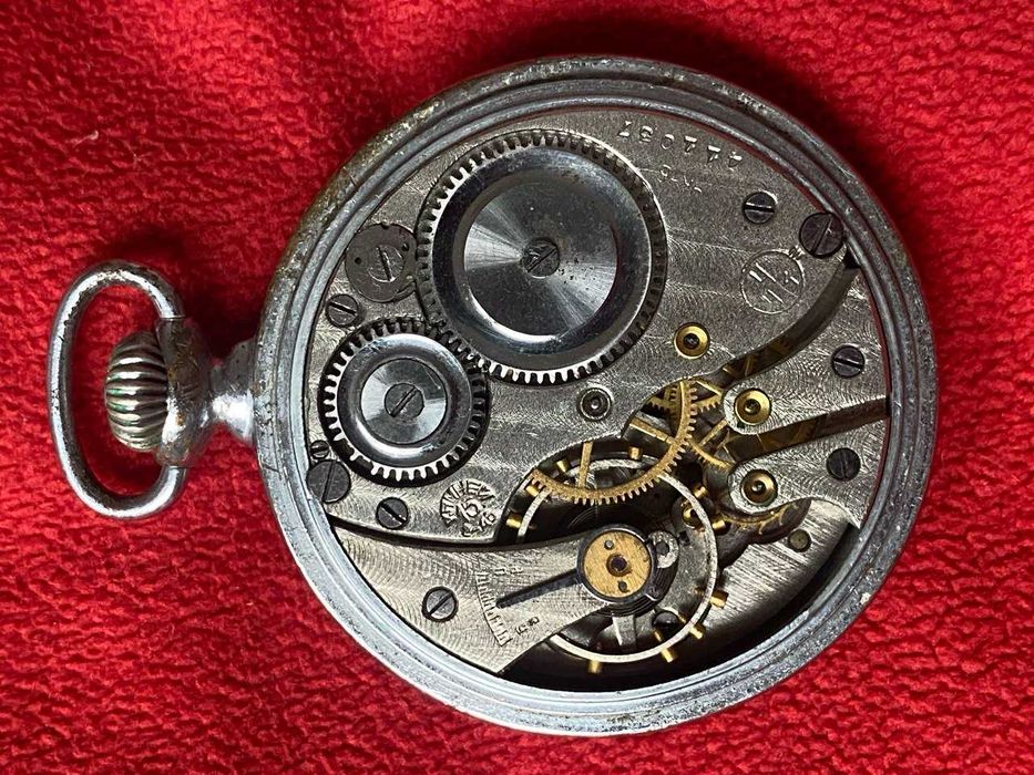 Zegarek kieszonkowy z Czystopolskiej Fabryki Zegarków ZSRR. 1946.