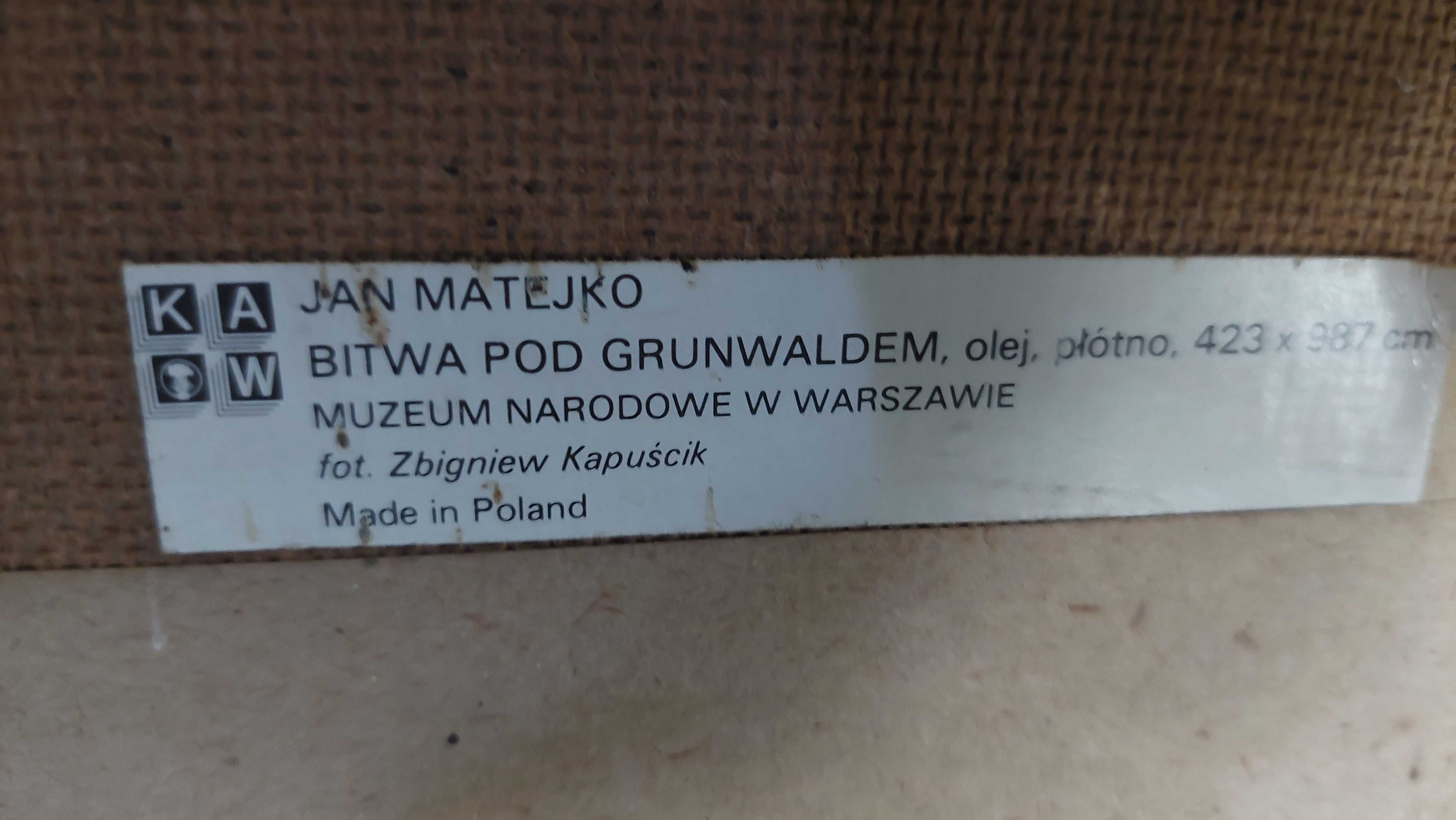 Obraz Jan Matejko Bitwa pod Grunwaldem reprodukcja