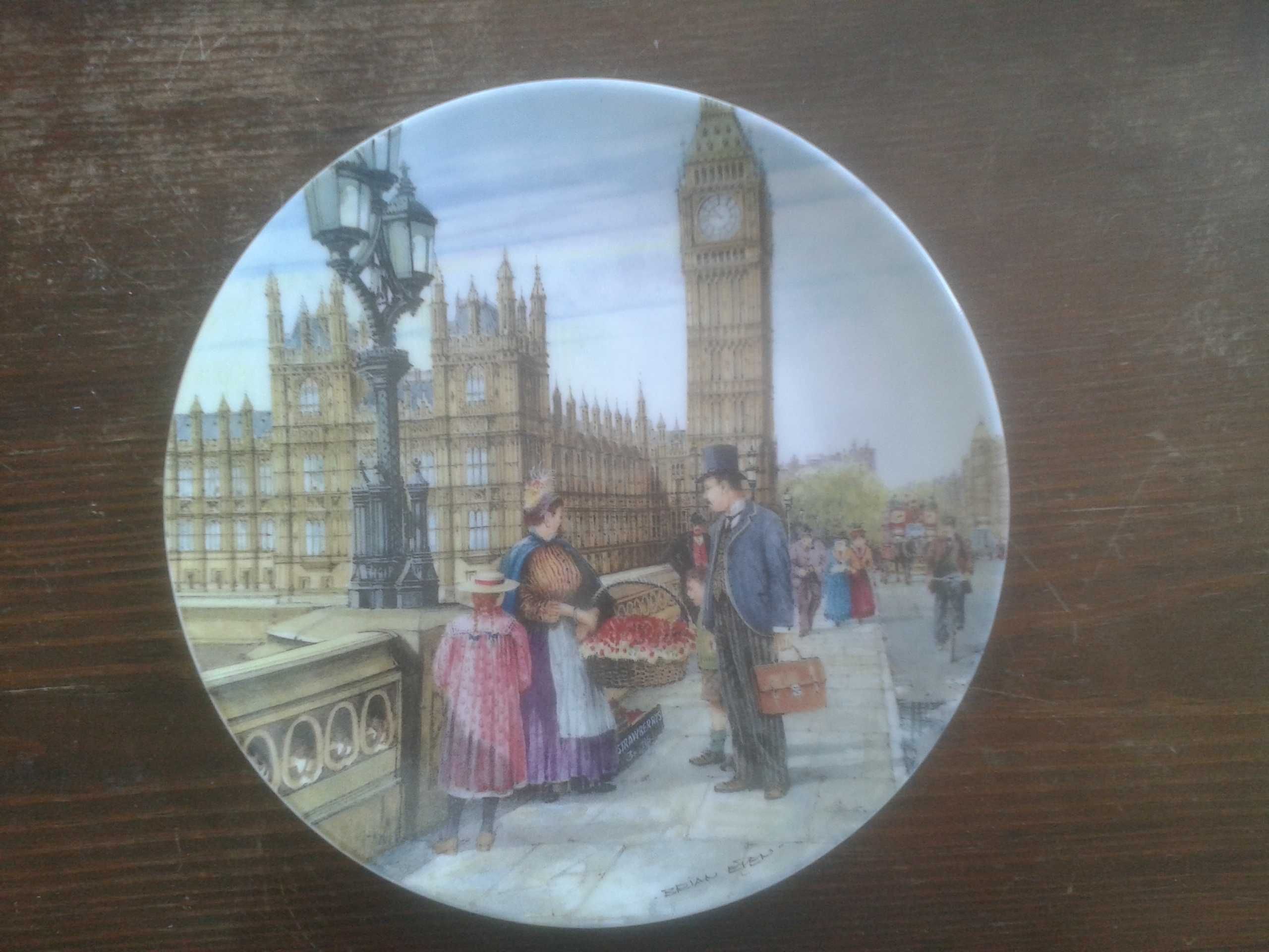 Talerze z porcelany Davenport Pottery By Brian Eden Made in England