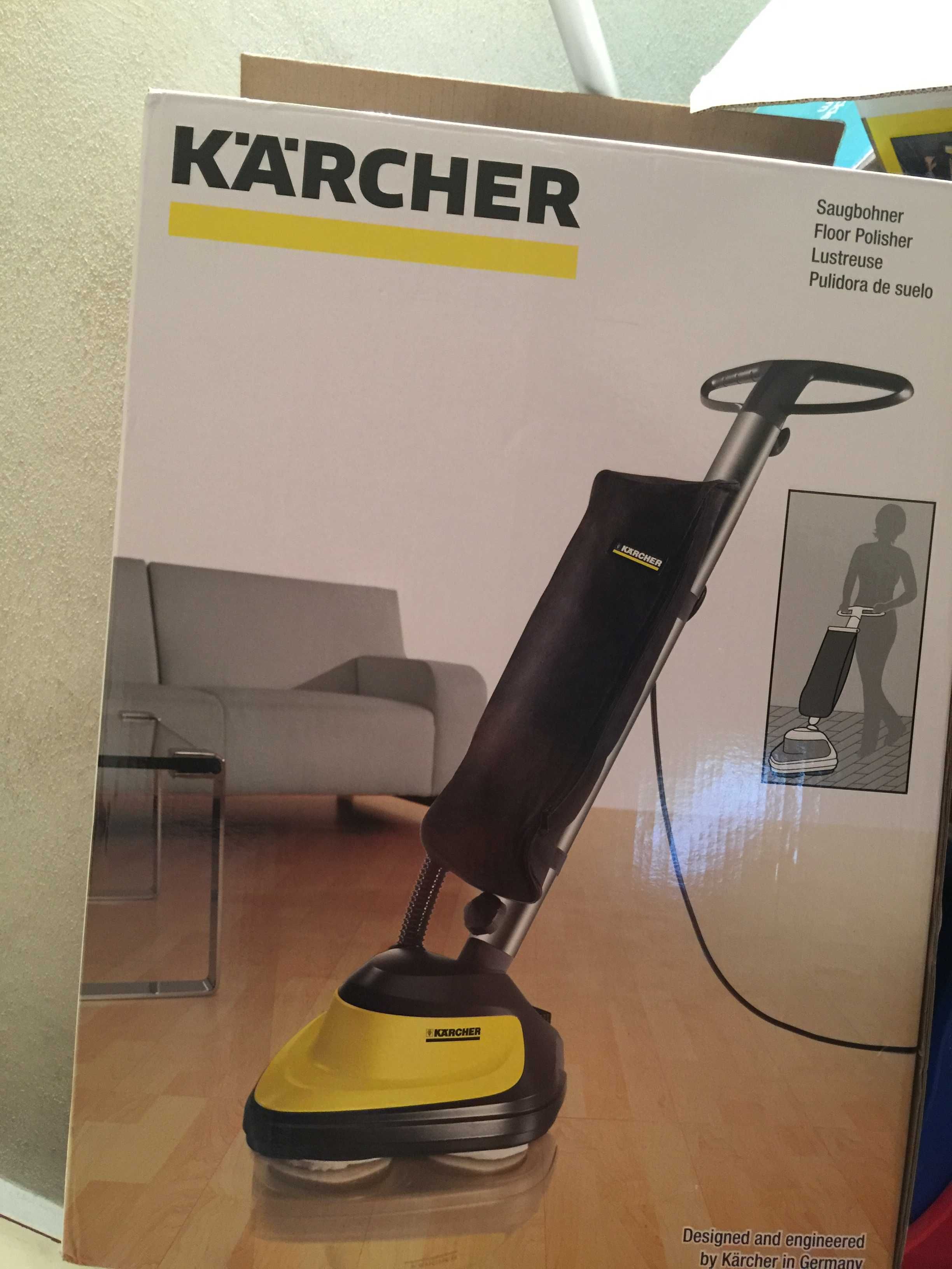 Mop elektryczny Karcher i froterka Karcher FC5 + pady do mopa