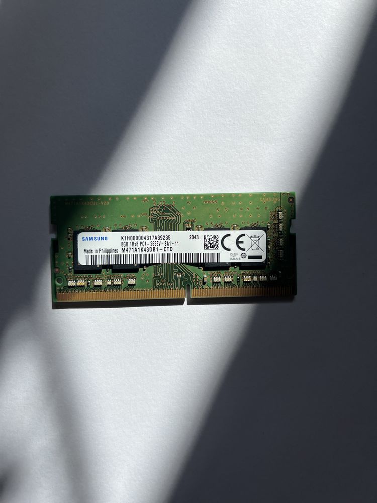 ОЗУ Samsung 8Gb 2.666Mhz DDR 4
