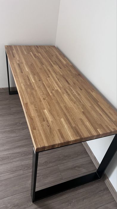 Dębowe biurko LOFT 190x80cmx85cm - dla wysokich - SUPER OKAZJA