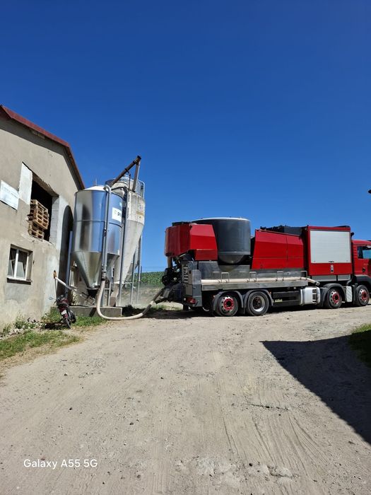 USŁUGI - Mobilna Mieszalnia Pasz - USŁUGI - Mielenie, Gniecenie,m