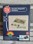 Drewniane cyfry z magnesami Playtive Lidl