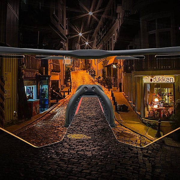 Okulary rowerowe Rockbros polaryzacyjne z ochroną UV i wkładką korekcy