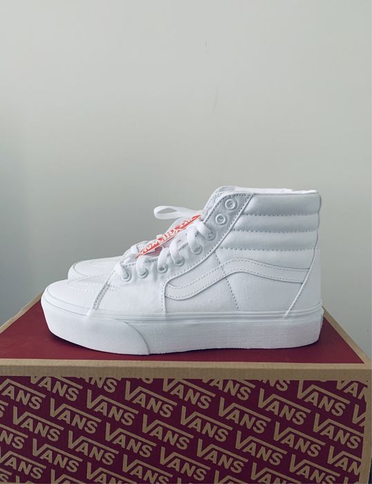 Высокие кеды, кроссовки, хайтопы Vans, р.41, 26 см, ОРИГИНАЛ.