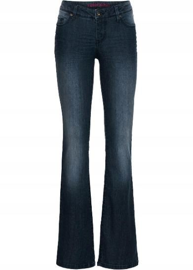 AD9219 ciemne jeansy typu bootcut r.38