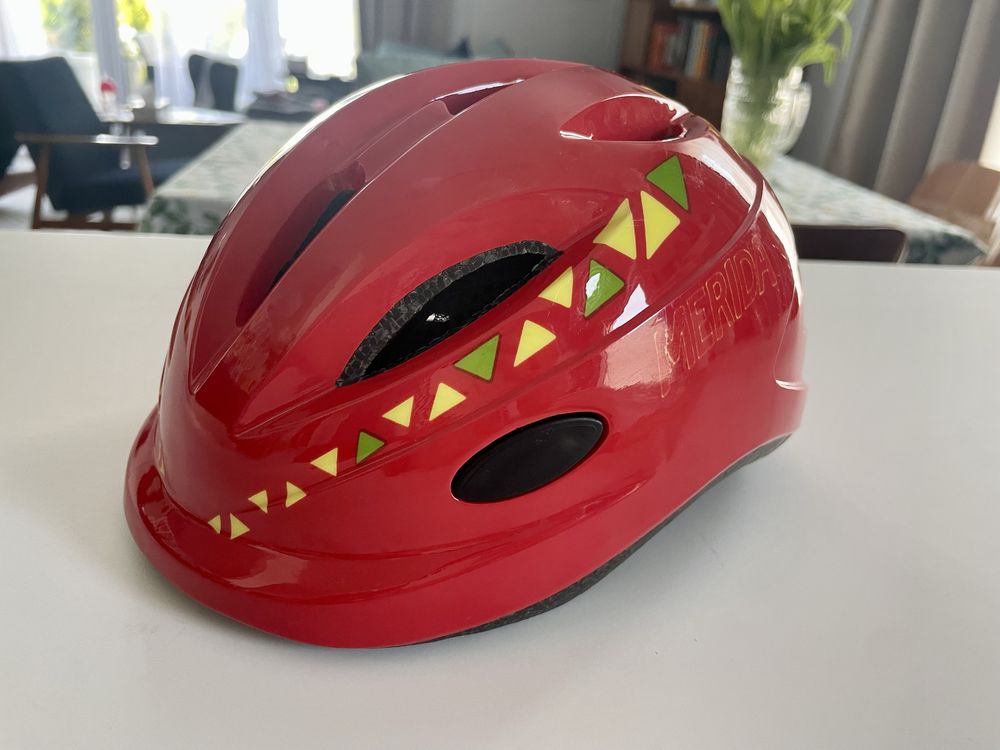 Kask dziecięcy MERIDA mini XS, czerwony