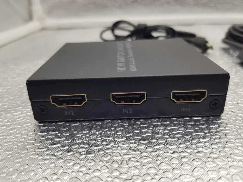 Przełącznik HDMI 3 w 2 Out HDMI