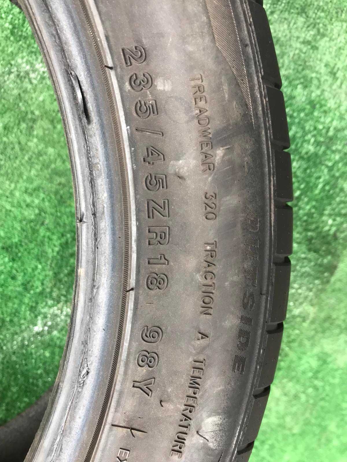 Шини Minerva 235/45r18 Пара літо б/у склад Оригінал