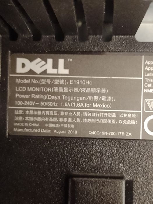 „Monitor Dell E1910Hc 19'' – sprawny, stan dobry