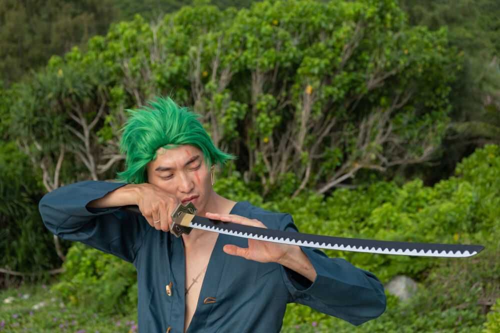 Miecz Katana Roronoa Zoro Yubashiri One Piece Drewniany JT10510