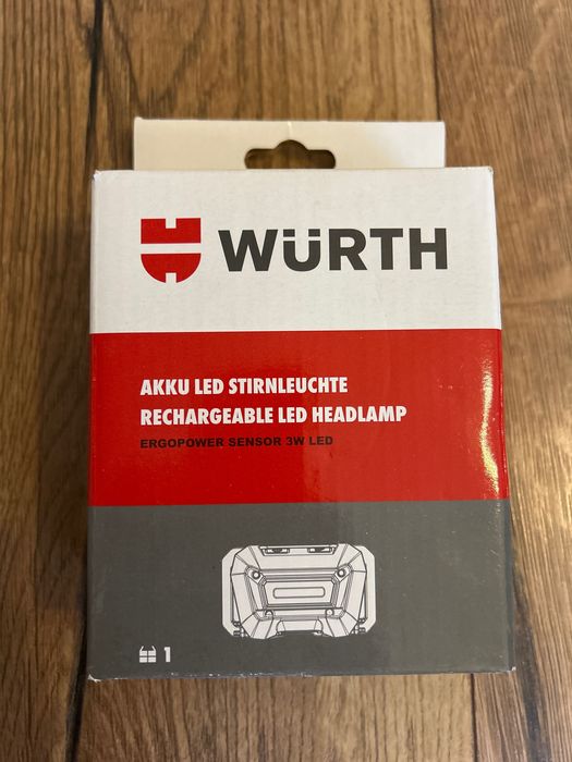 Akumulatorowa lampa czołówka LED ERGOPOWER SENSOR