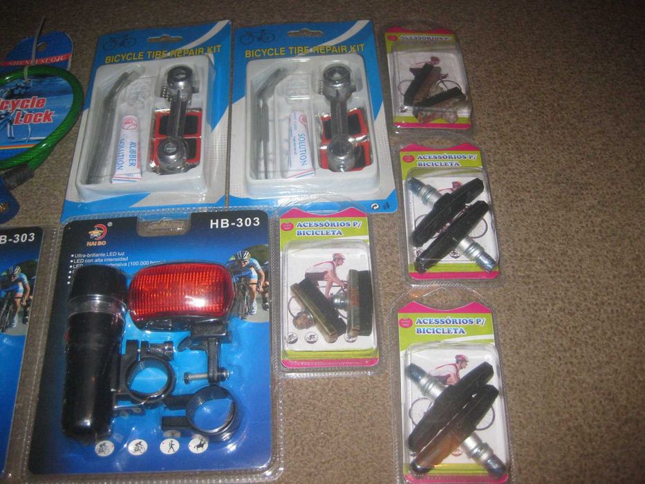 Kit 9 Peças para Bicicleta/Novos e Embalados!