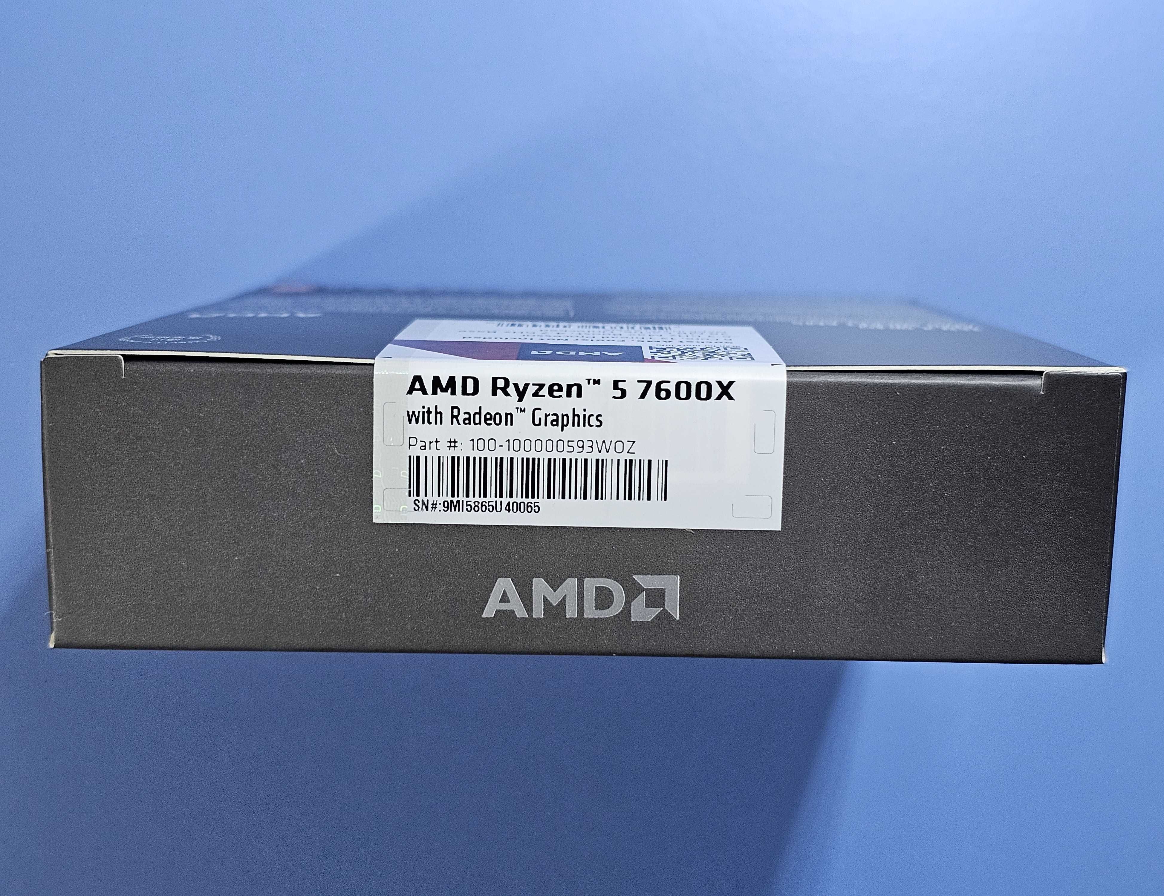 Процессор AMD Ryzen 5 7600 7600X 6/12C 3.8-5.1GHz 38MB Zen4 sAM5 Tray