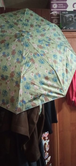 Шикарный зонт-автомат яркие цвета