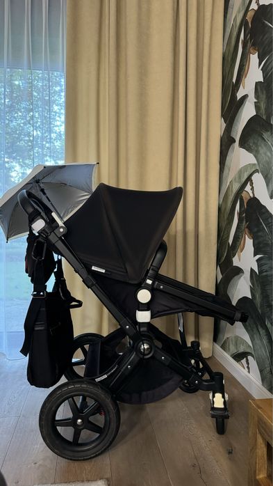 Wózek Bugaboo Cameleon 3 black 2w1+new czarna budka+full akcesoria