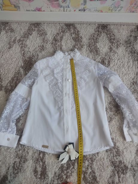 Блуза школьная белая 122р.