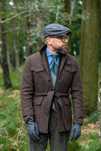 Kaszkiet newsboy Harris Tweed jodła firmy POSZETKA rozmiar 57