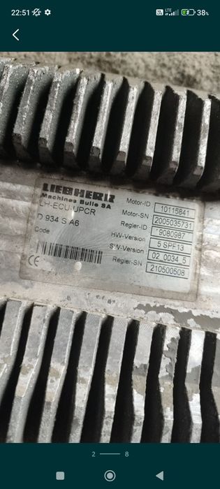 Sterownik silnika liebherr Linde CAT moduł ECU BCU