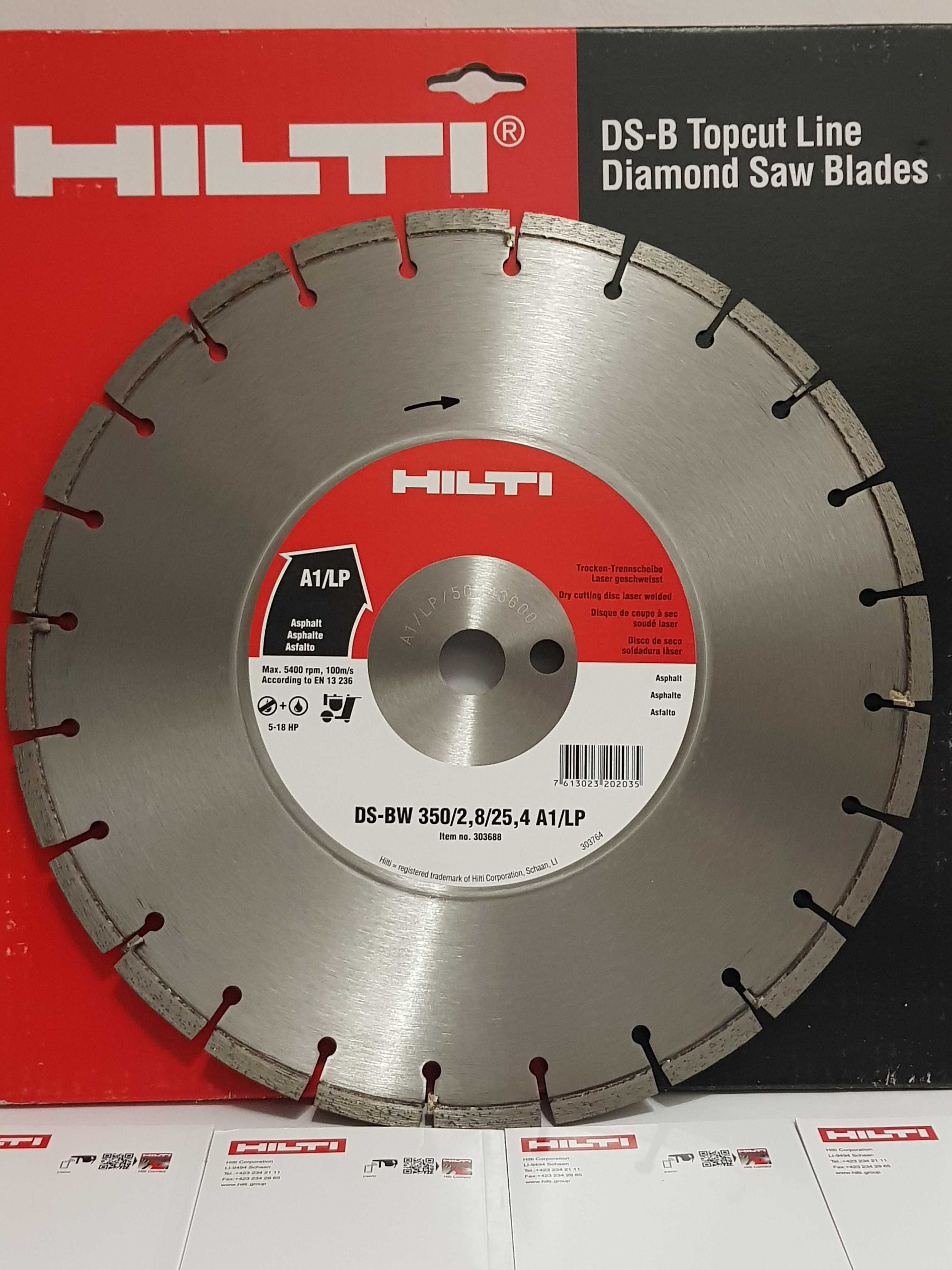 Tarcza do asfaltu HILTI DS-BW 350/2,8/25,4-A1/LP pila przecinarka 350