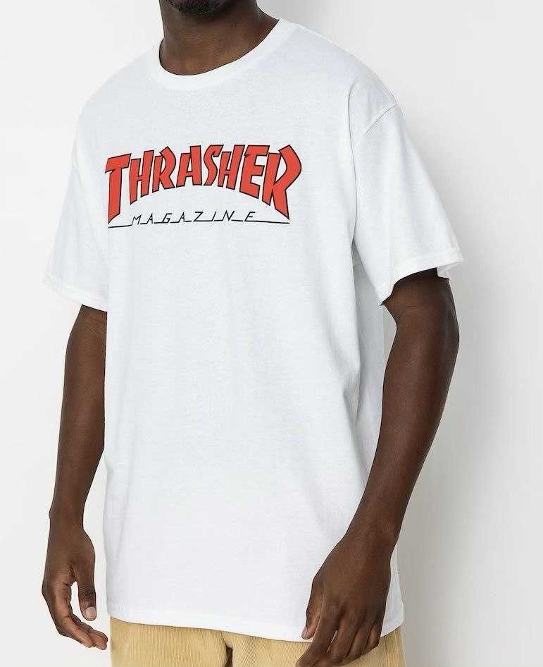 Чоловіча футболка Thrasher унісекс Трешер скейт skateboard мужская
