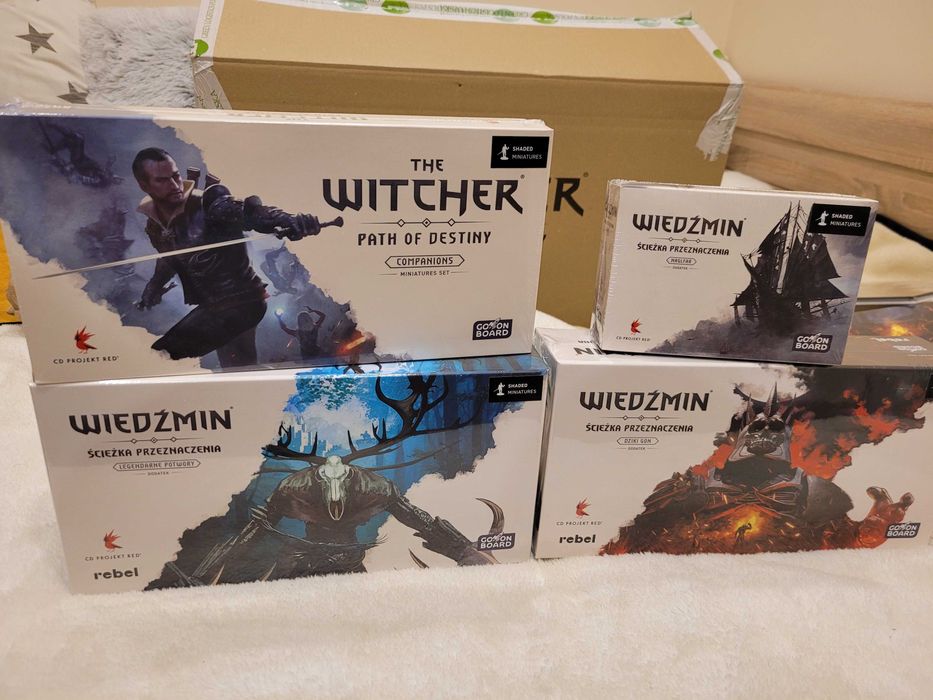Wiedźmin Ścieżka Przeznaczenia PL SHADED,NOWE,WSZYSTKO minus Ronin.