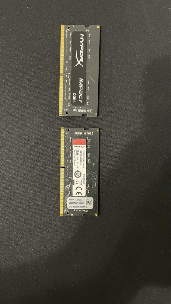 HyperX impact sodimm ddr4 2x8Gb 2666Mhz