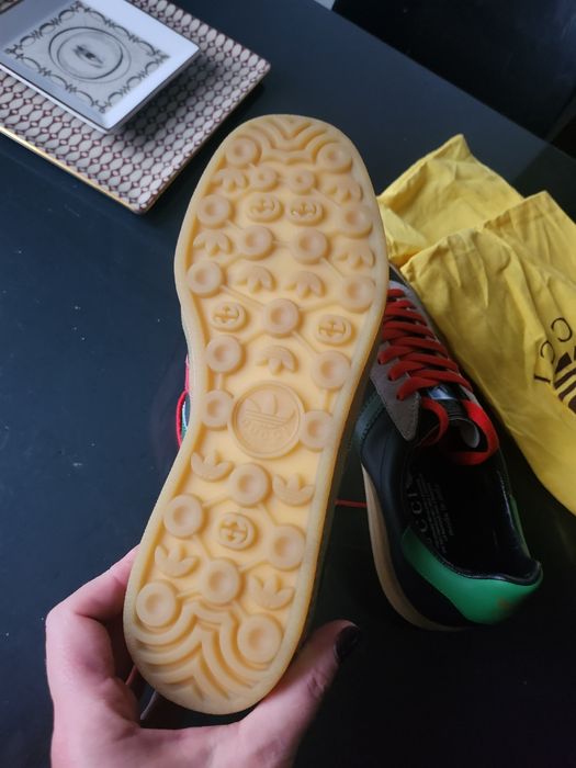Gazelle Adidas & Gucci Black Green Red