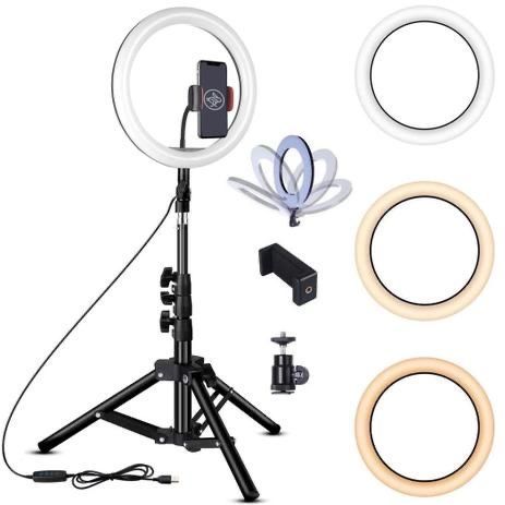 Світлодіодна кільцева лампа Ring Fill Light 30 см + штатив 2 м