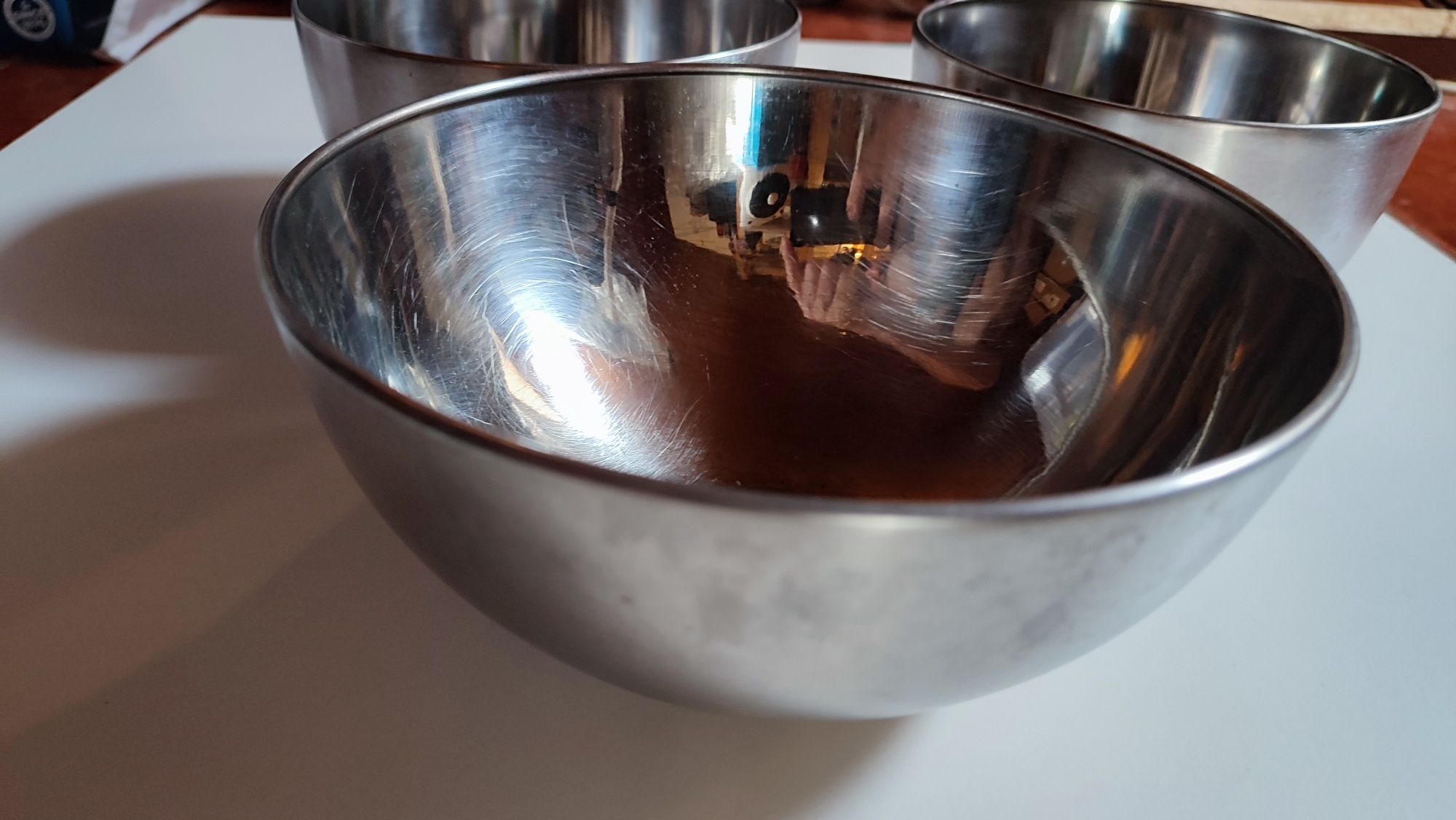 Conjunto de taças em aço inox