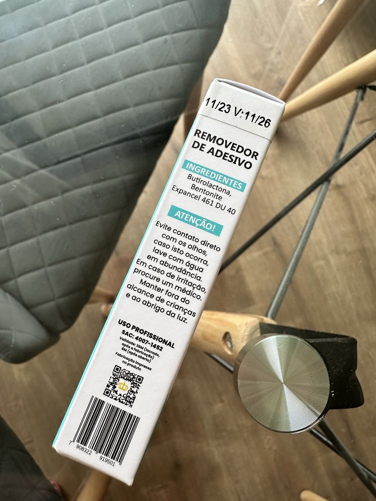 Removedor Em Creme Macy Fast 15g Para Pestanas