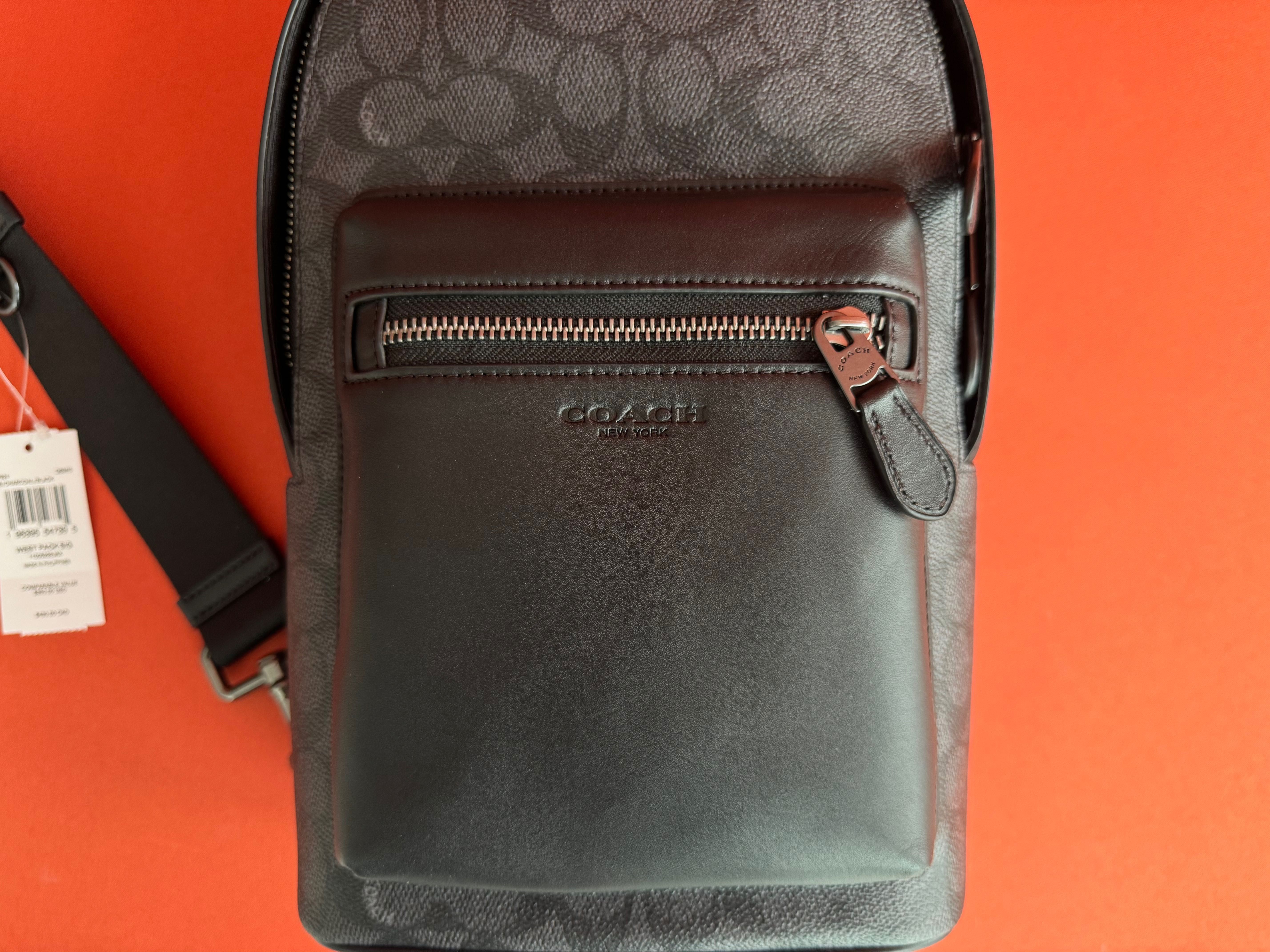 Coach USA West Pack оригінал чоловіча сумка через плече слінг рюкзак