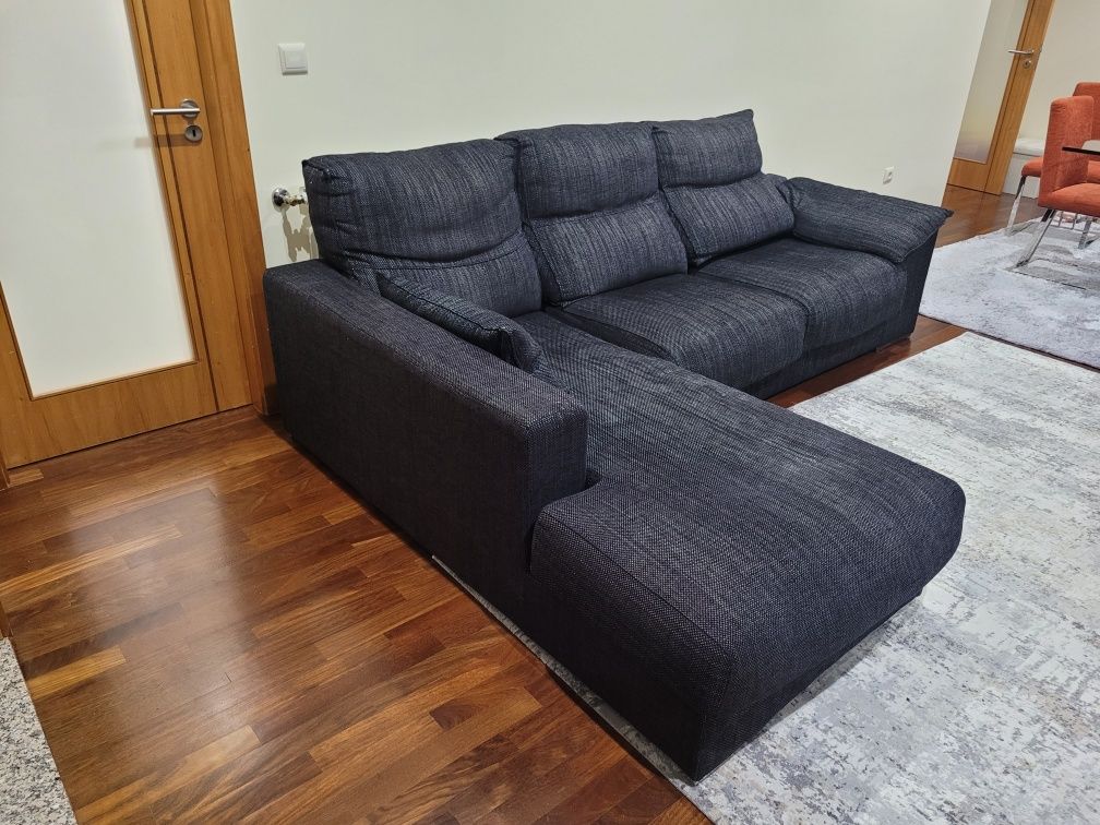 Sofa 3 lugares C\ chaise longue