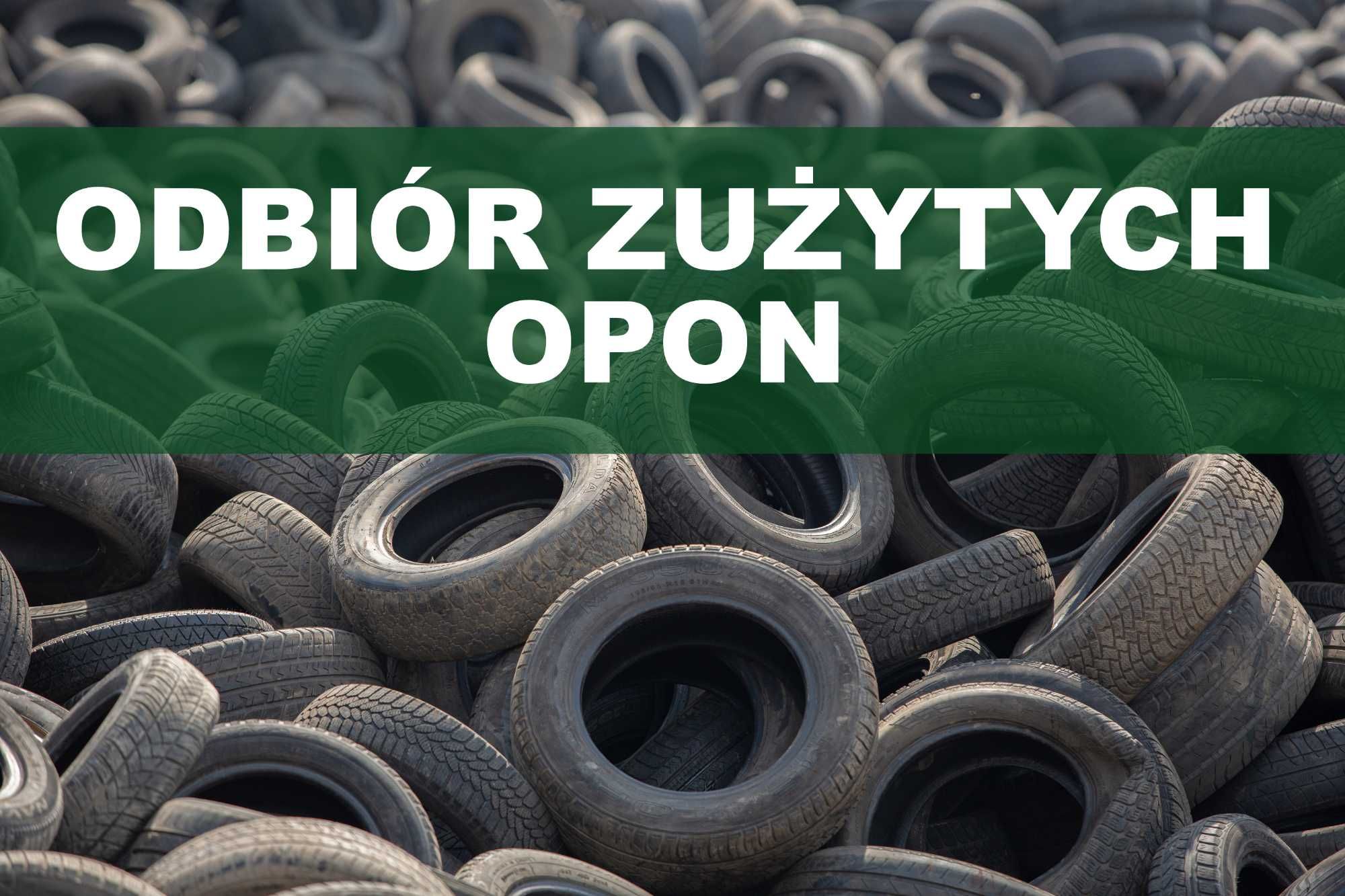 Odbiór zużytych opon, utylizacja opon, recykling opon