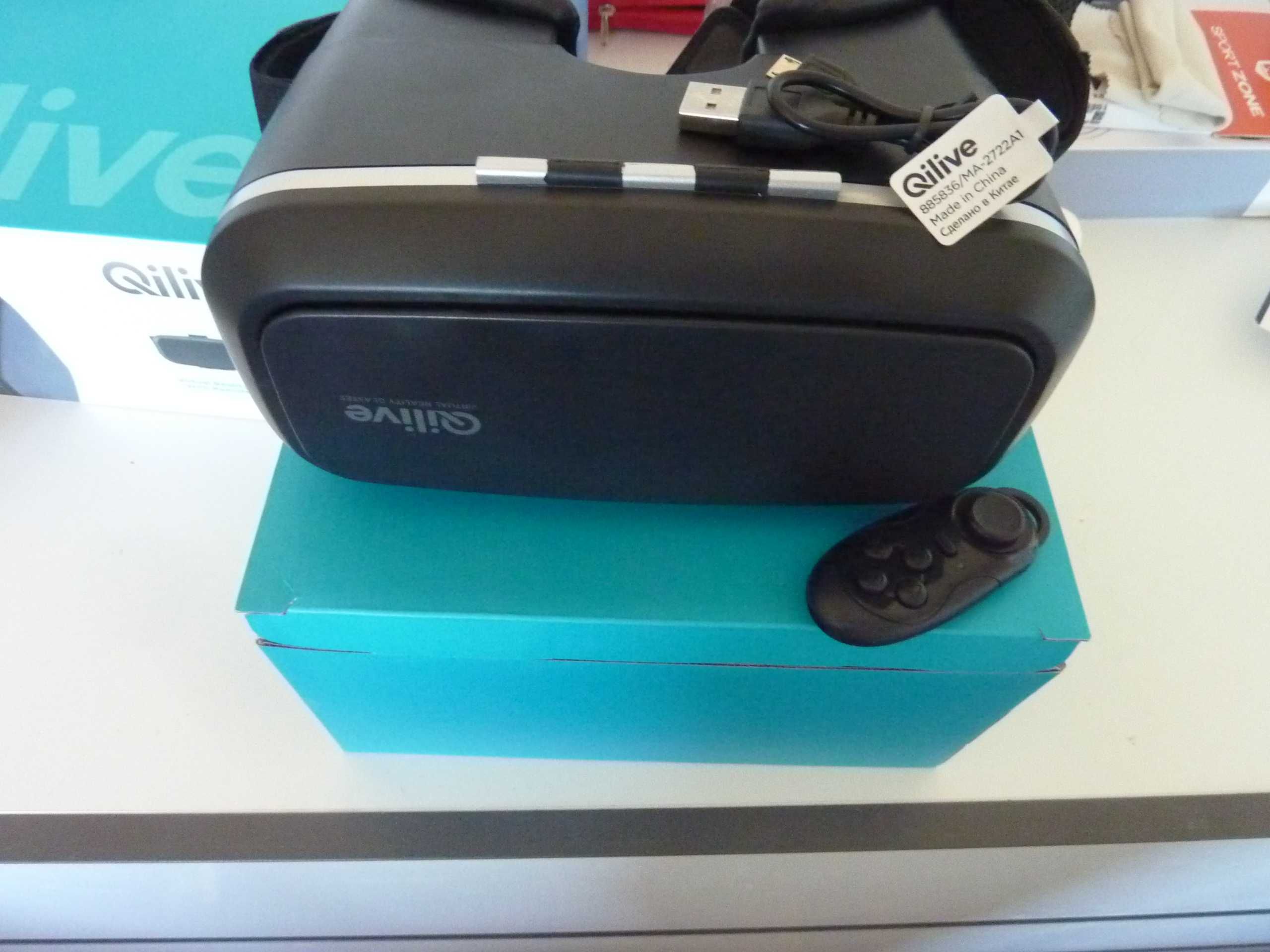 Óculos de Realidade Virtual com telecomando