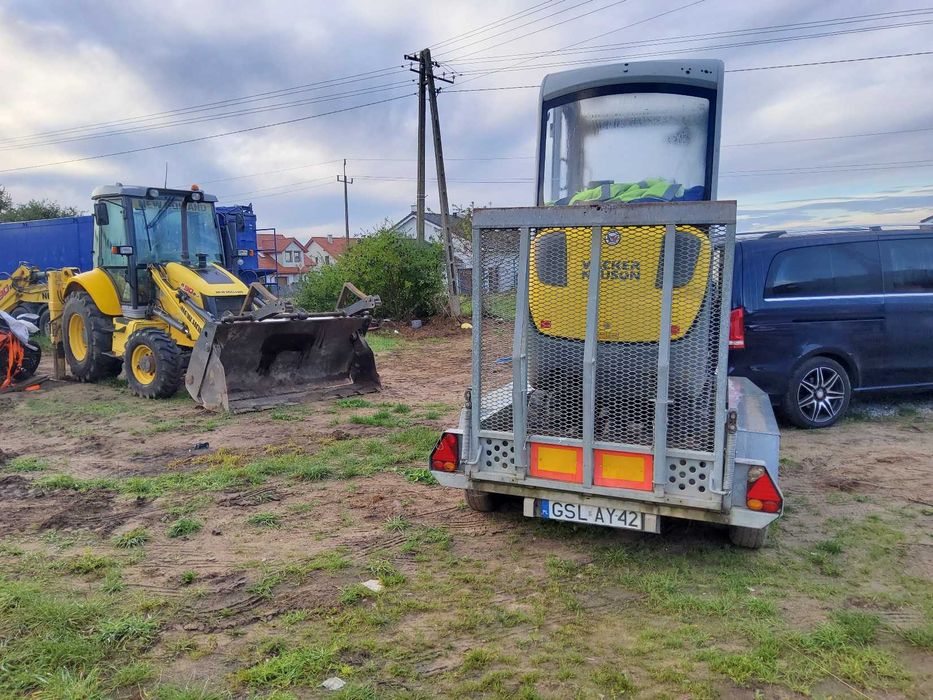 Koparka minikoparka usługi wykopy ziemne Słupsk