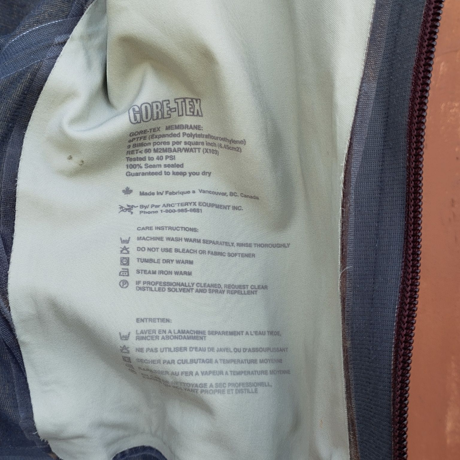 Куртка arcteryx gore -tex. Винтаж.