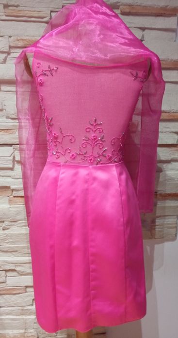 Różowa sukienka mini