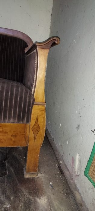 Stara Secesyjna Sofa Otomana