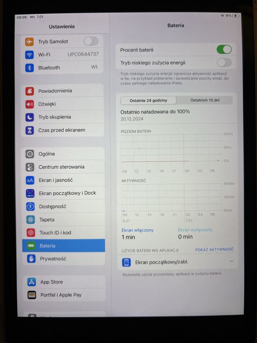 iPad Mini 4 wi-fi 128GB. Grawancja 12/2025 stan idealny!